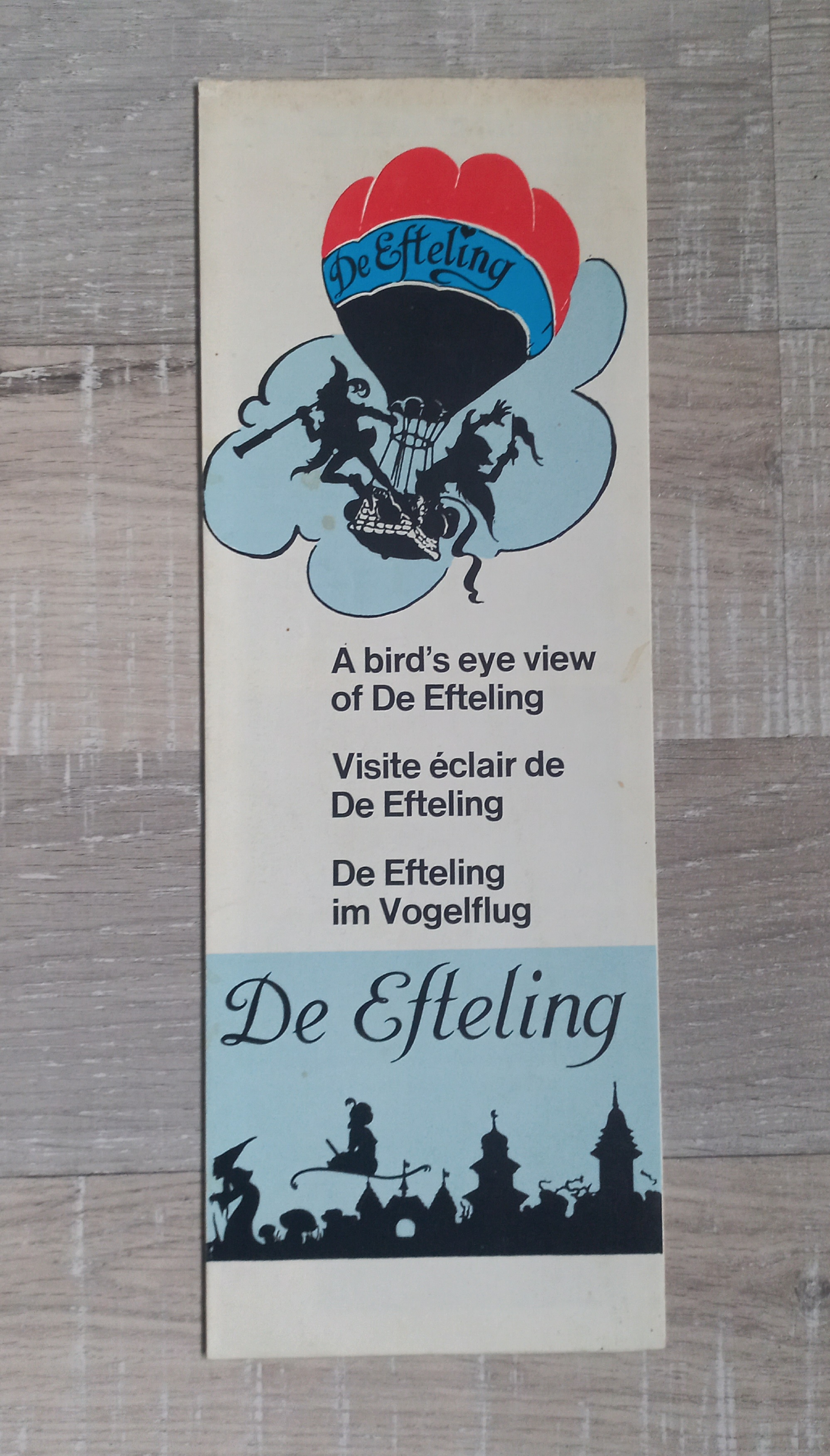 Efteling informatiefolder jaren 80