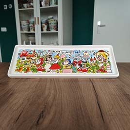 Cake schaal Feest