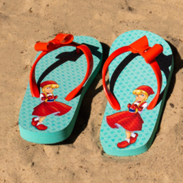 Roodkapje slippers