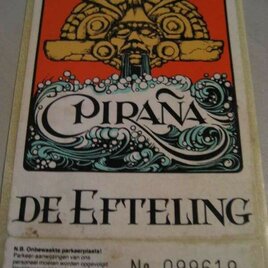 Parkeersticker Pirana