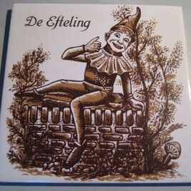 Efteling tegel kleine boodschap