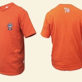 70 jaar T-shirt oranje