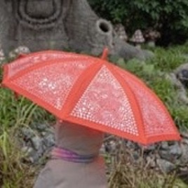 Magische paraplu kinderen (rood)