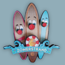 Surfplanken zomerstrand