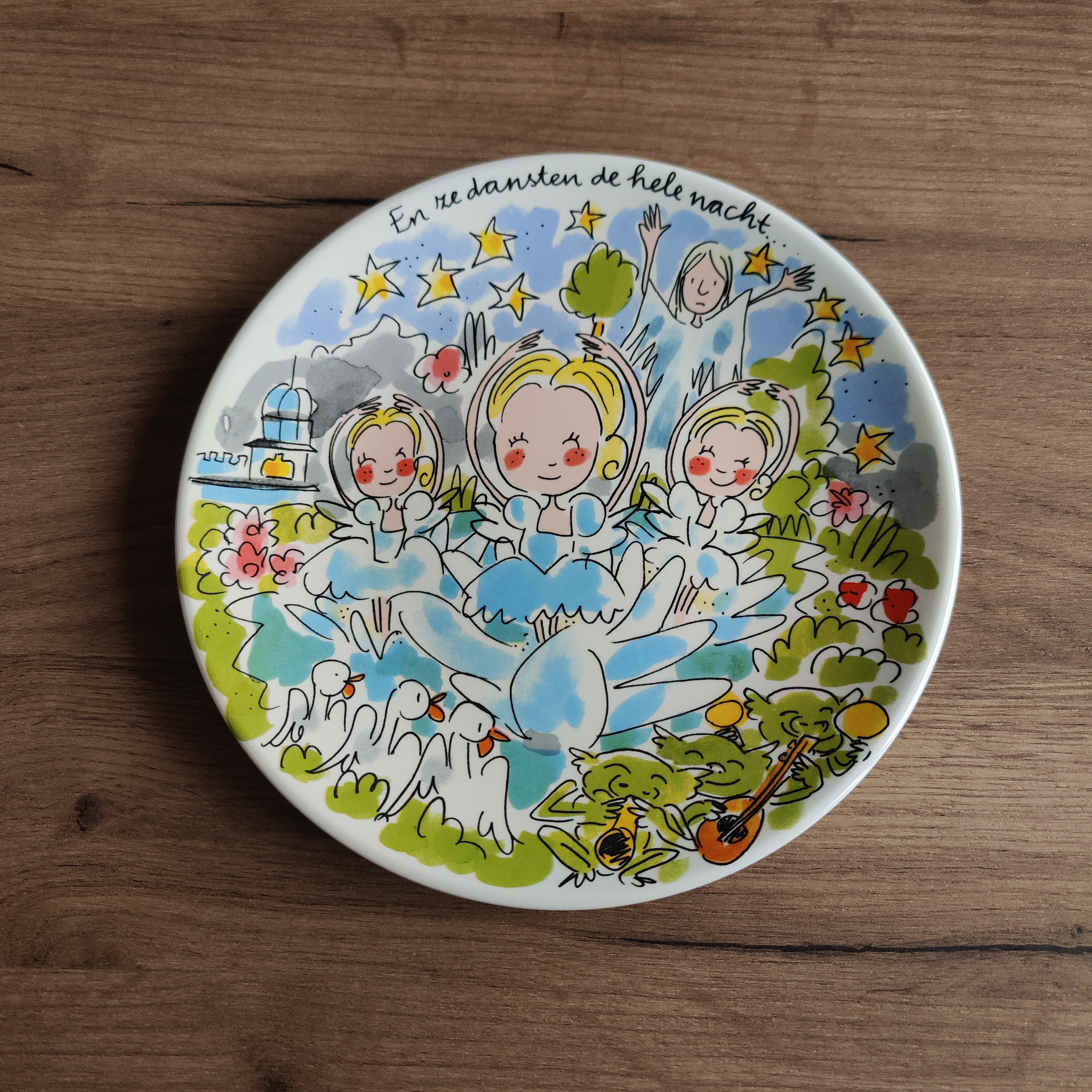 Bord 22cm - Indische Waterlelies