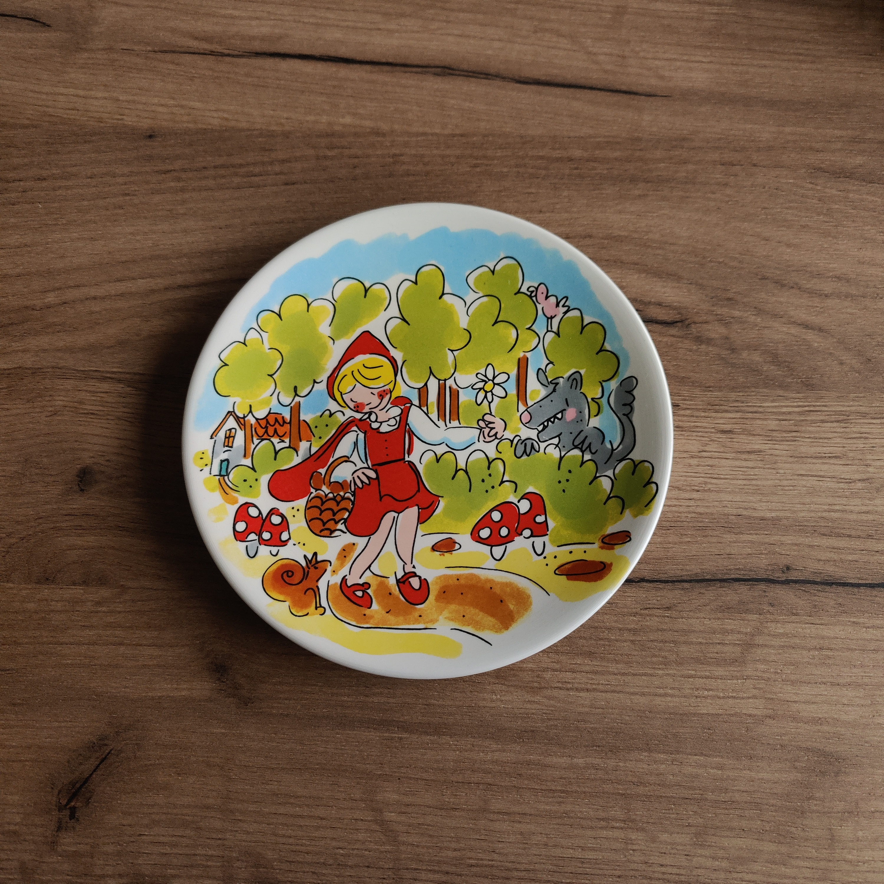 Bord 18cm - Roodkapje