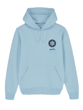 Hoodie Winter Efteling lichtblauw