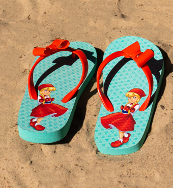 Roodkapje slippers