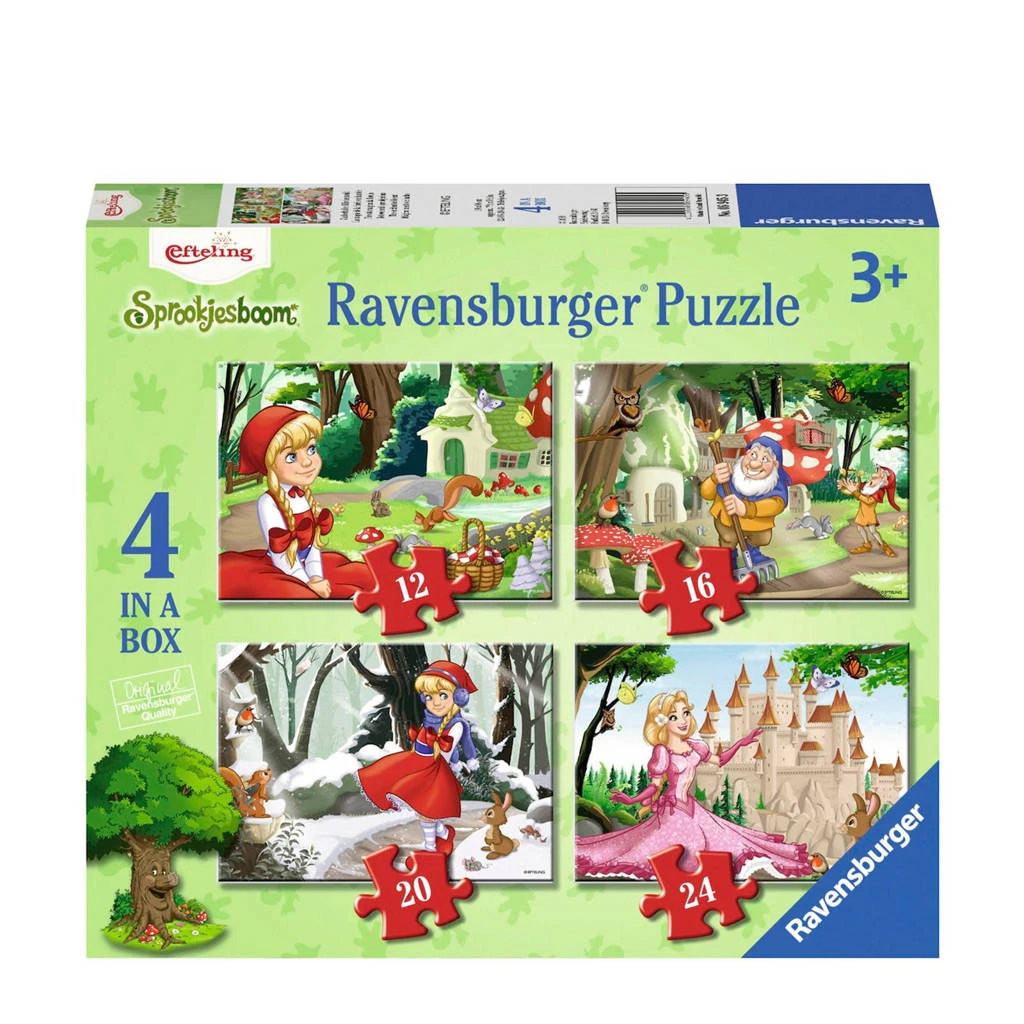 Puzzel 4-in-1 Sprookjesboom