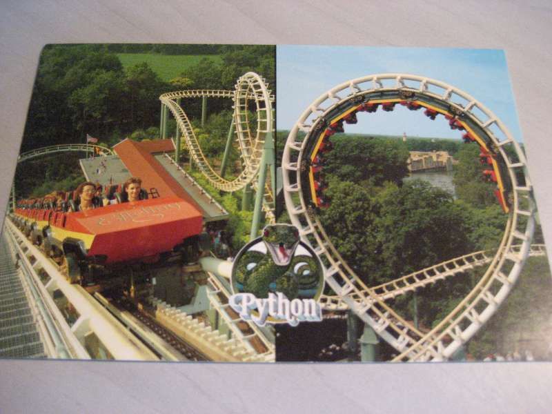 Postkaart 1993 Python