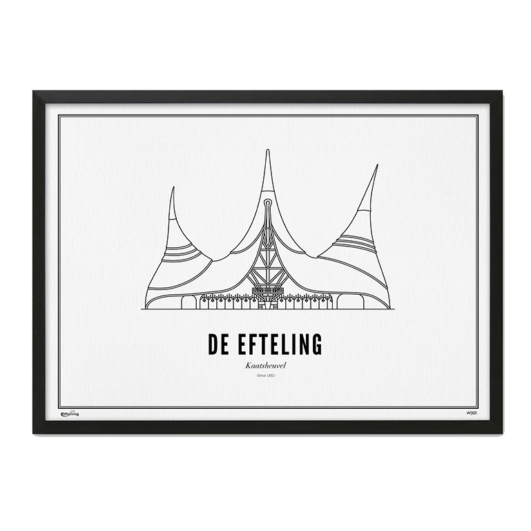 Poster inclusief lijst Efteling Entree