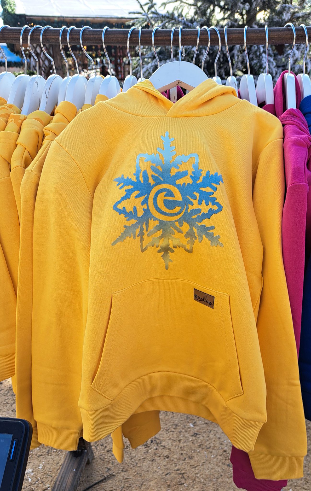Winter Hoodie Geel